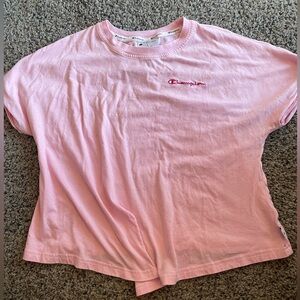 Champion Crop Top t shirt with tie in front